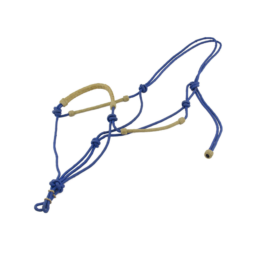Licol western Pool's en corde nouée avec inserts rawhide