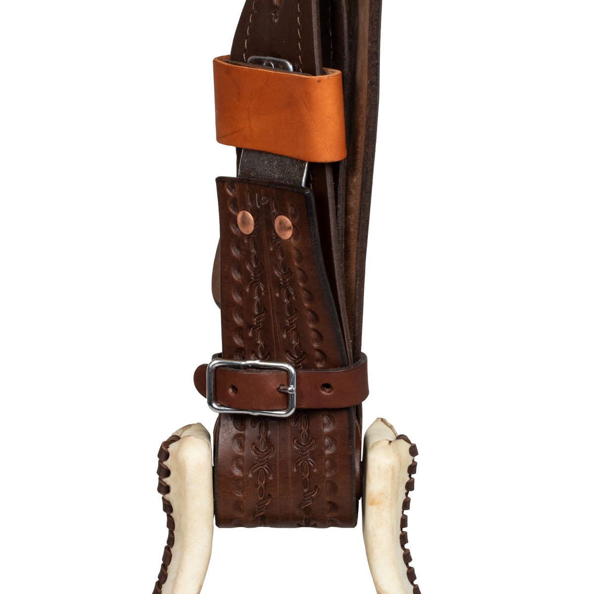 Selle de reining Pool's Genuine Butterfly 9002, cuir harness et rawhide