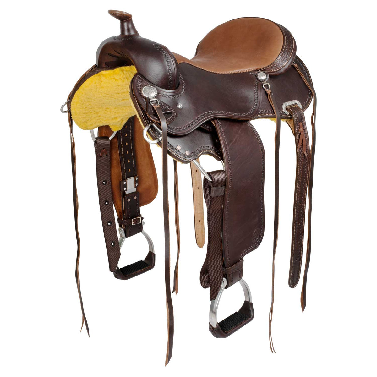Selle de trail Pool's Classic, arçon Ralide full quarter, 16 ou 17 pouces