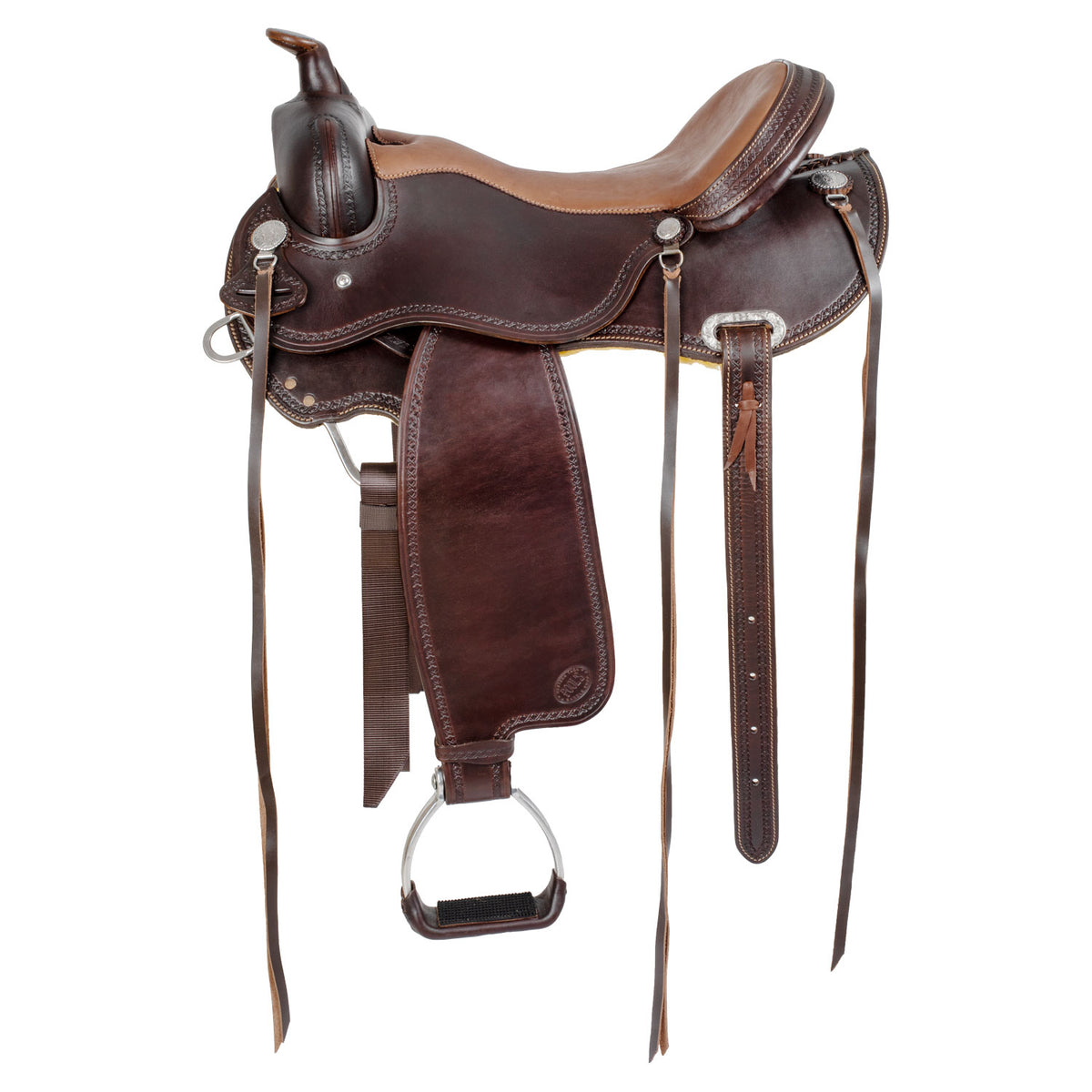 Selle de trail Pool's Classic, arçon Ralide full quarter, 16 ou 17 pouces
