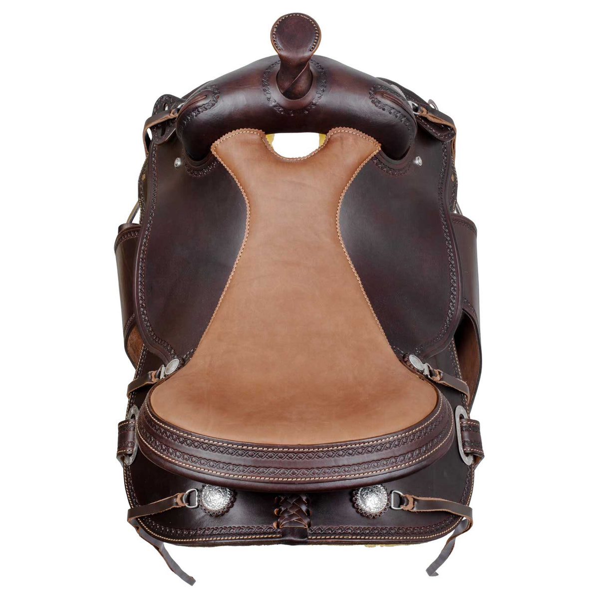 Selle de trail Pool's Classic, arçon Ralide full quarter, 16 ou 17 pouces