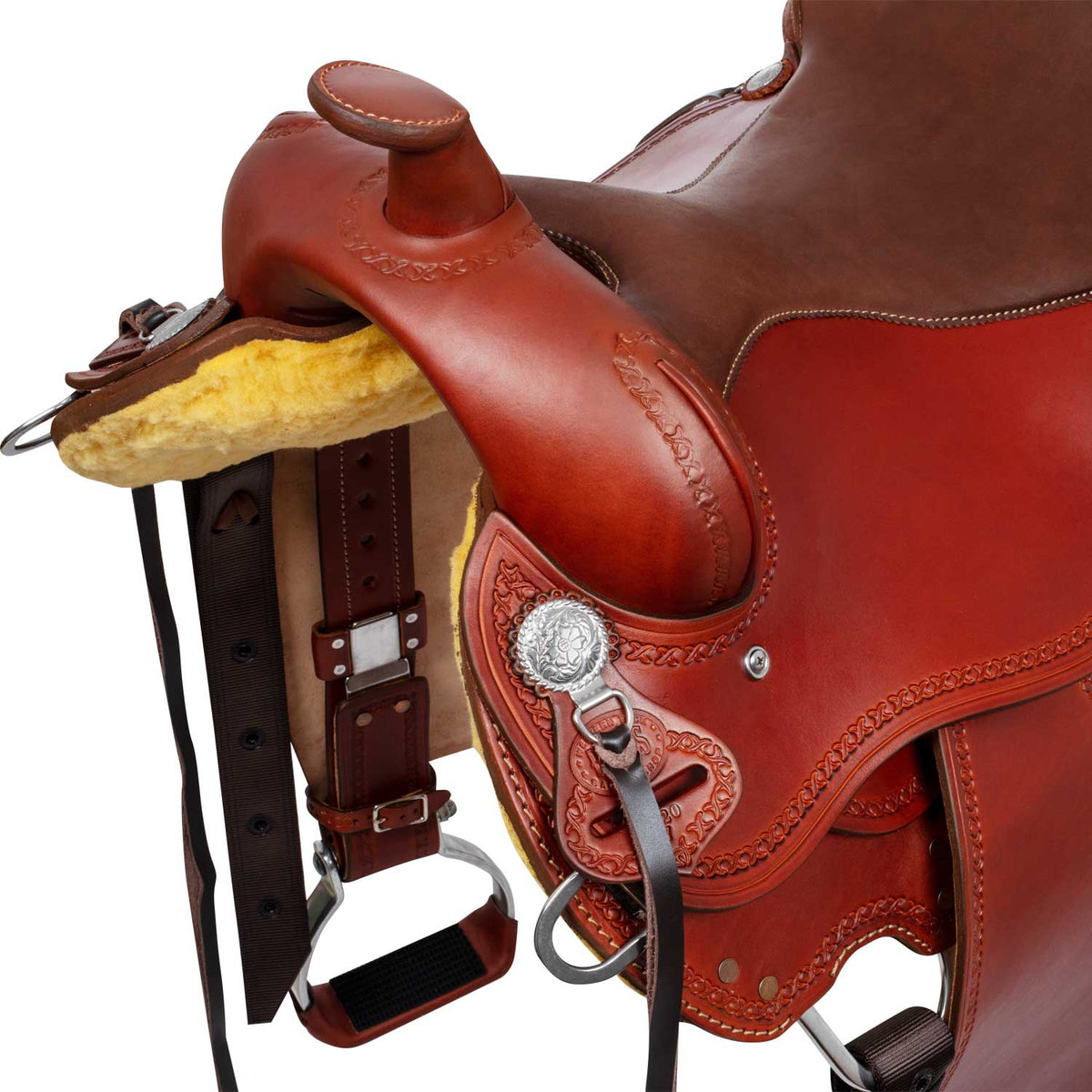 Selle de trail Pool's Classic, arçon Ralide full quarter, 16 ou 17 pouces