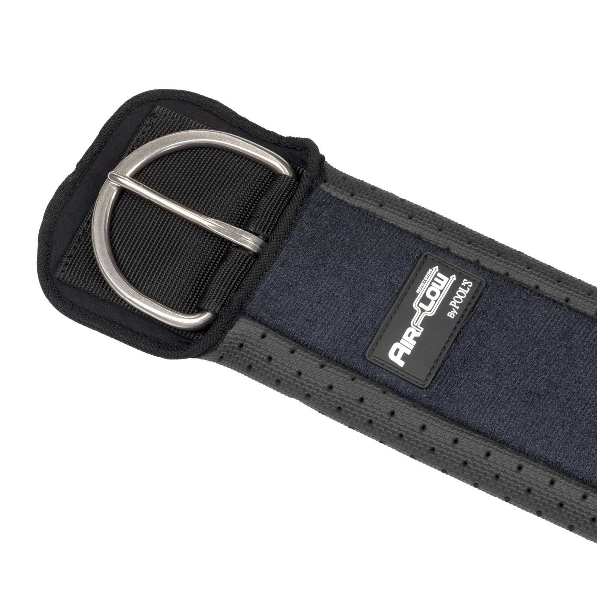 Sangle western Pool's en néoprène soft touch Airflow, boucles à rouleau