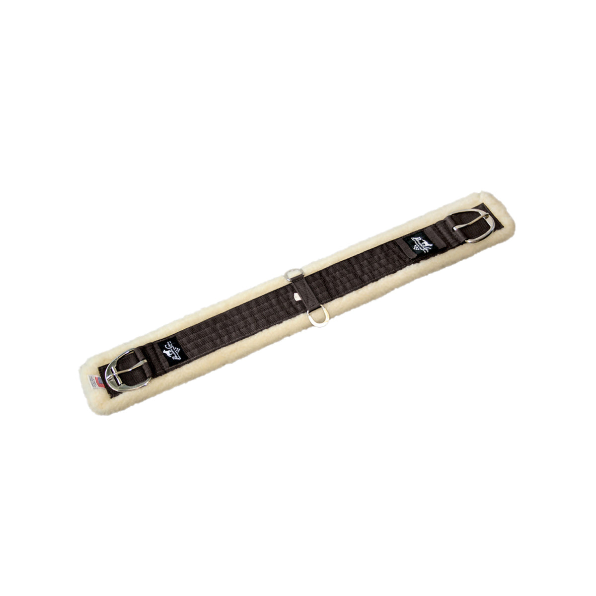 Sangle western Professional's Choice en laine mérinos amovible, boucles inox