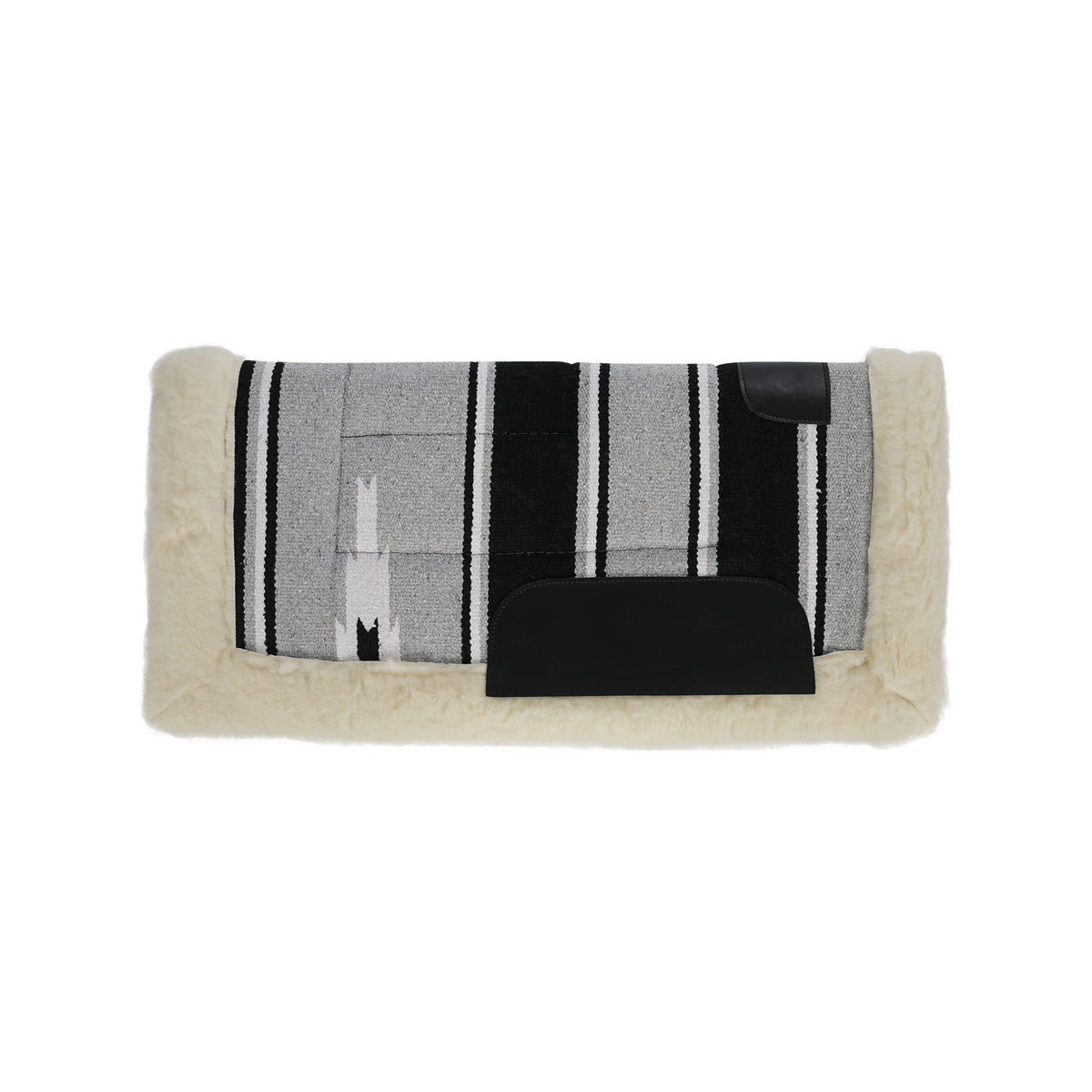 Tapis de selle western Burioni navajo, rembourrage pure laine