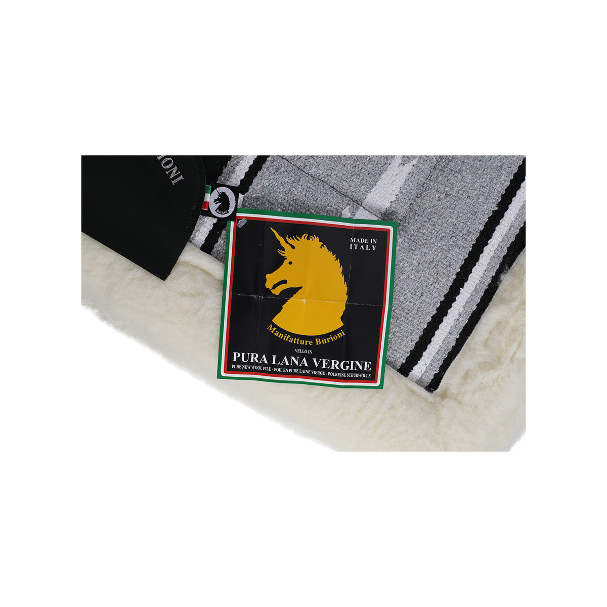Tapis de selle western Burioni navajo, rembourrage pure laine