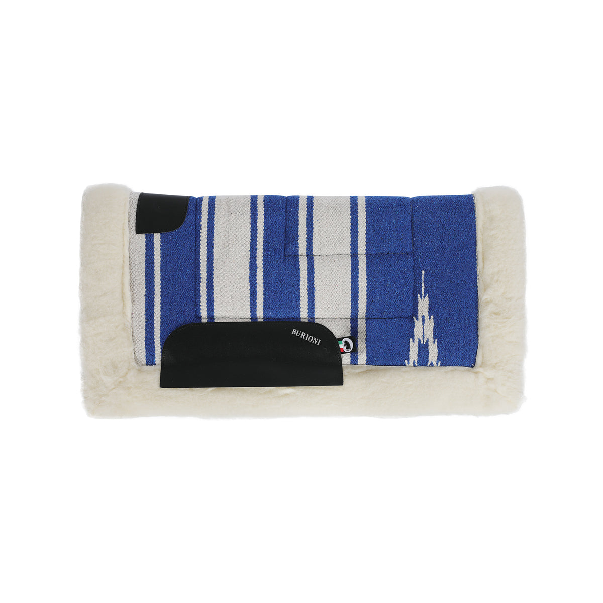 Tapis de selle western Burioni navajo, rembourrage pure laine