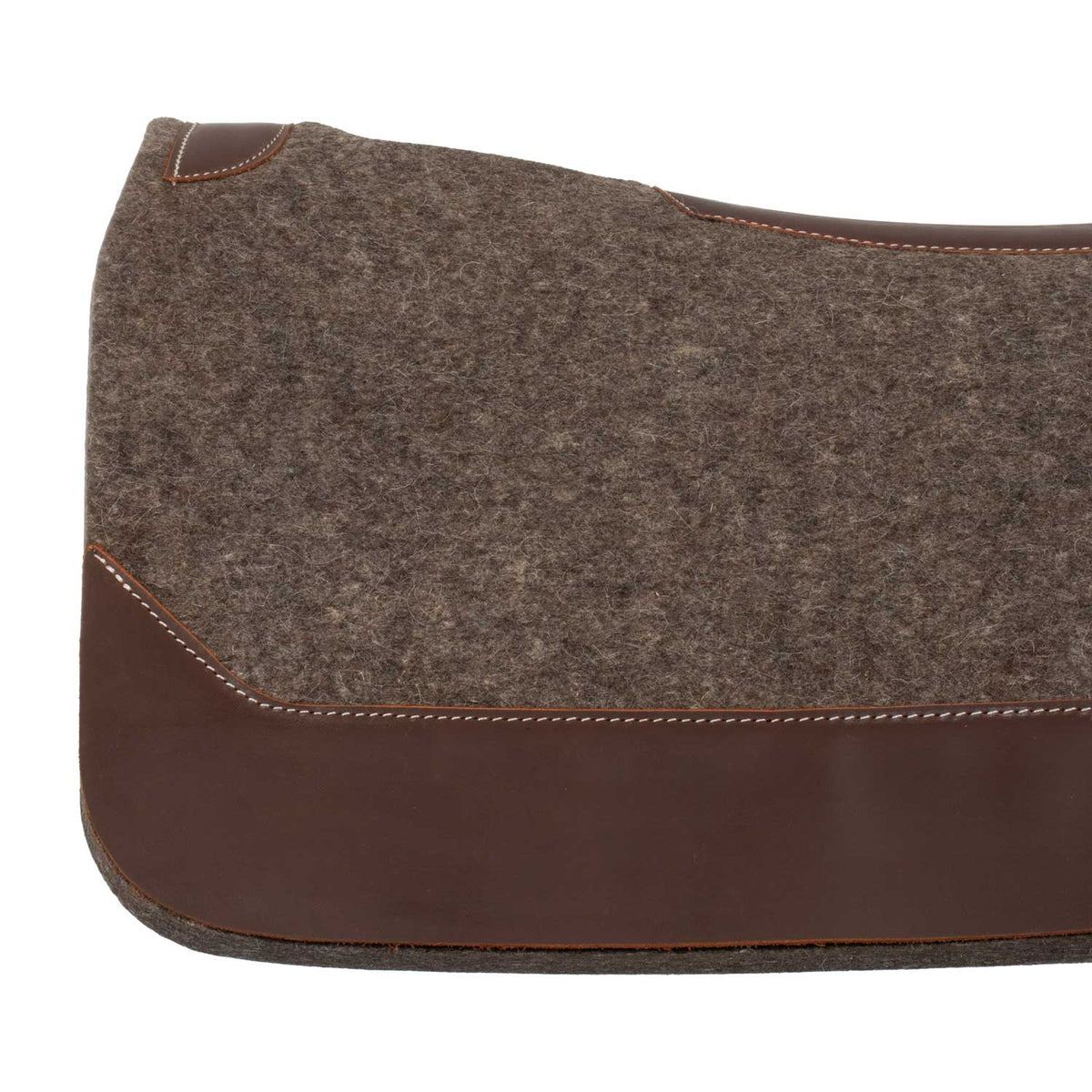 Tapis de selle western Pool's en feutre de laine, forme anatomique
