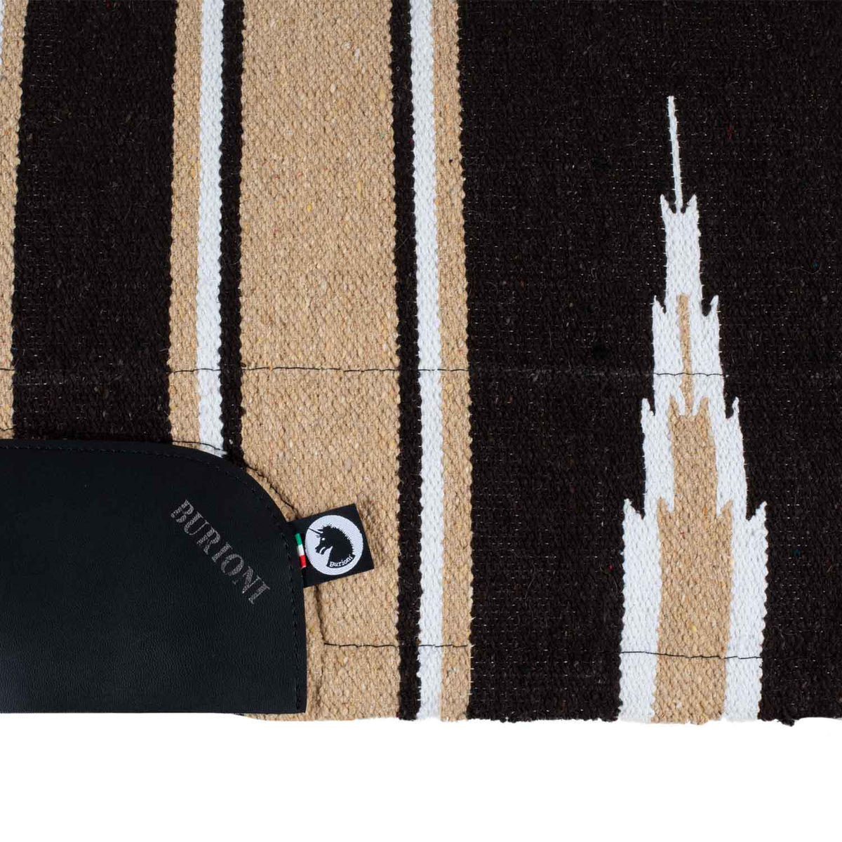 Tapis de selle western Burioni navajo, inserts néoprène, rembourrage laine