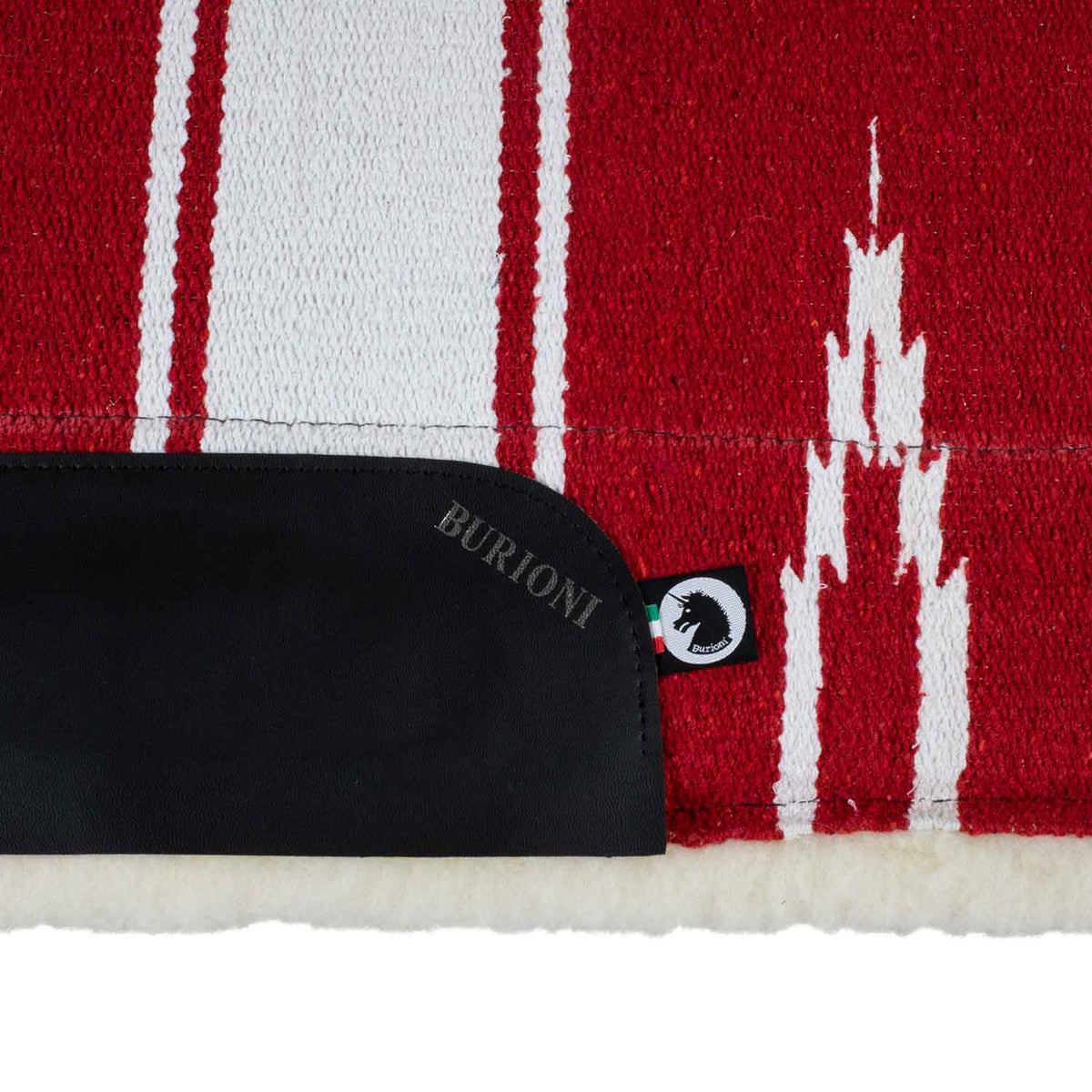 Tapis de selle western Burioni navajo, inserts néoprène, rembourrage laine