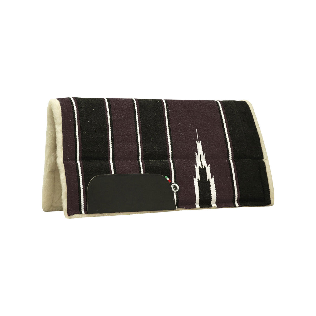 Tapis de selle western Burioni navajo, inserts néoprène, rembourrage laine