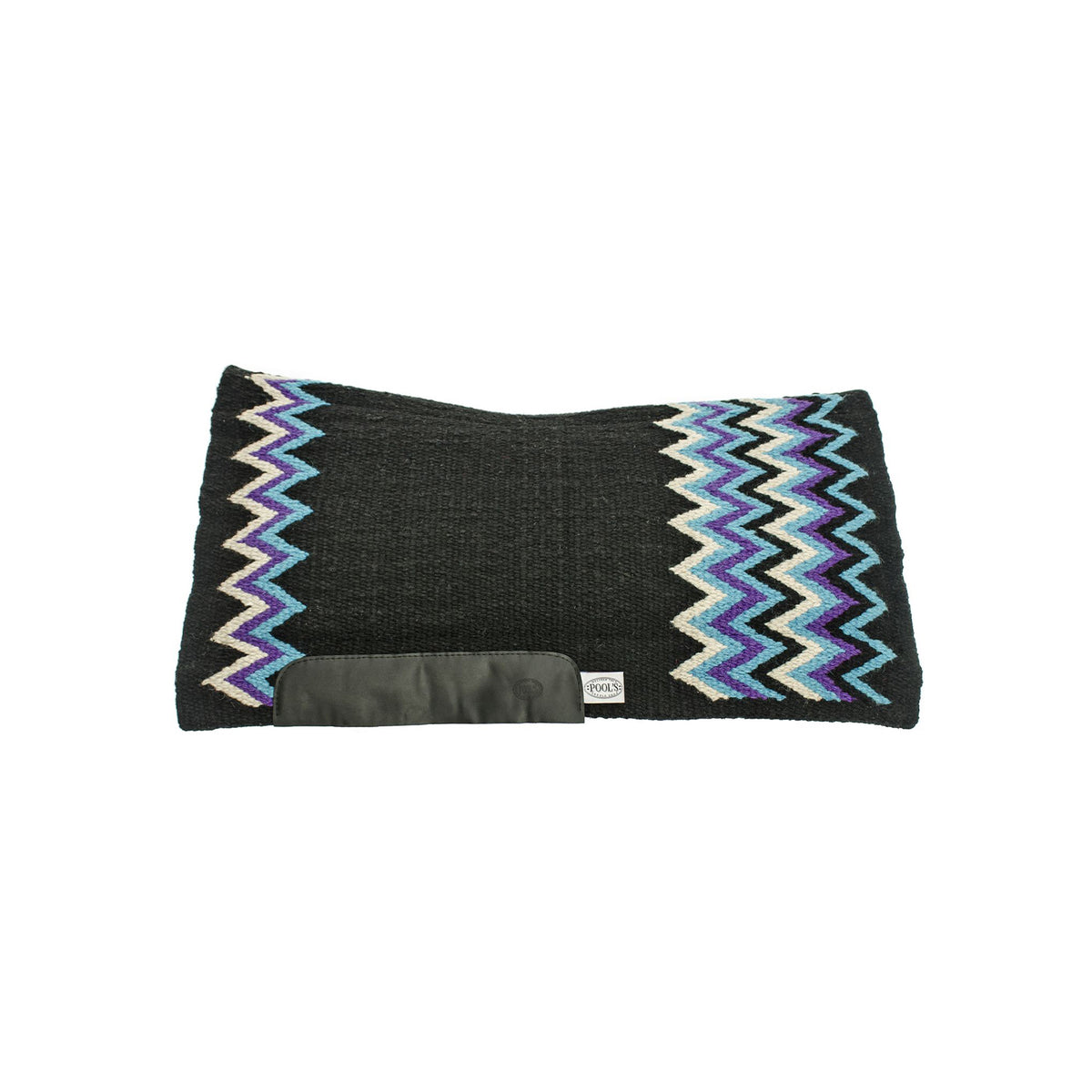 Tapis de selle de show Pool's Star Shox contour 34 x 36, laine et feutre
