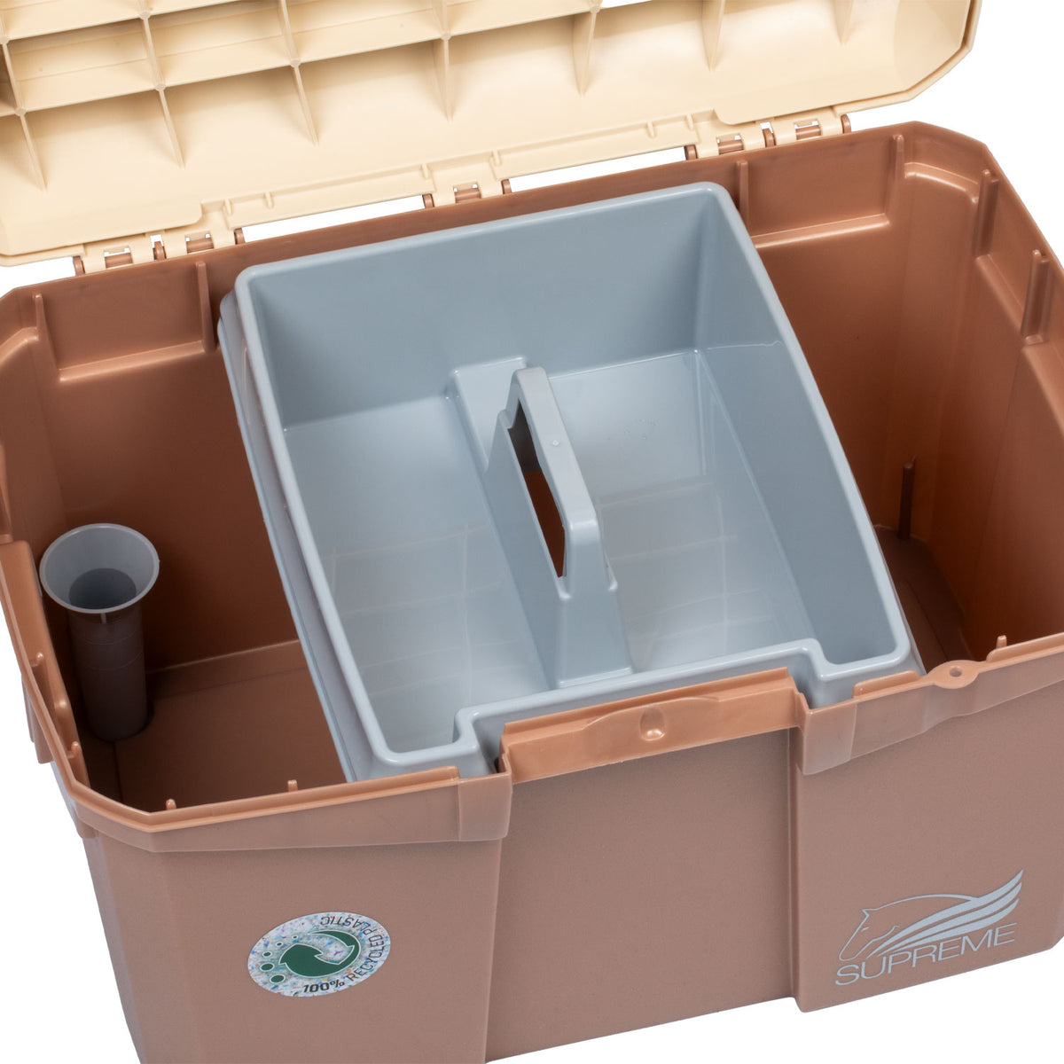 Boîte de pansage Supreme Pony 168 avec plateau, 4 coloris