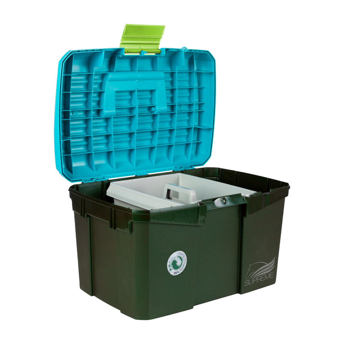 Boîte de pansage Supreme Pony 168 avec plateau, 4 coloris