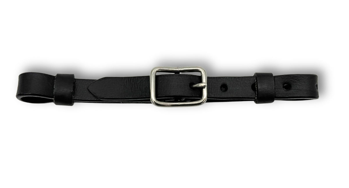 Courroie de gourmette en cuir pour mors western, 4 coloris