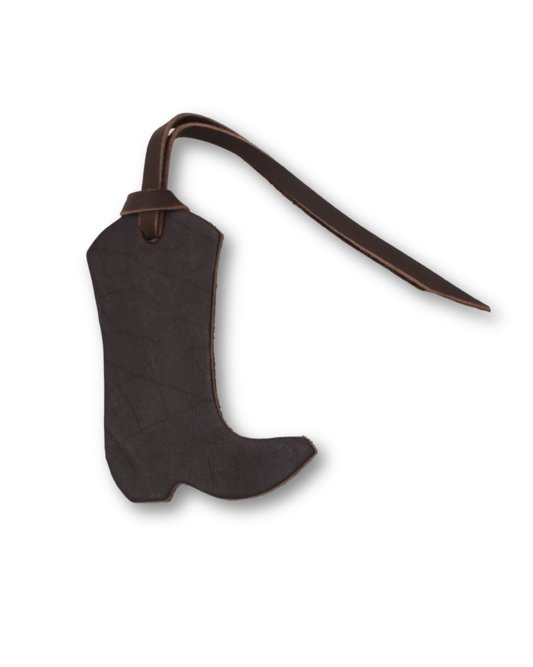 Porte-clés en cuir botte de cowboy, env. 10 cm
