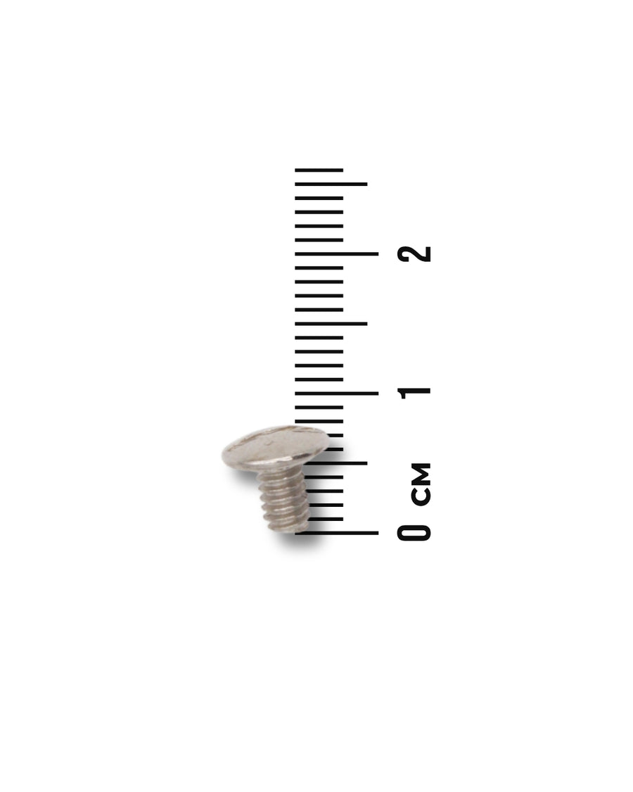 Vis à concho filetée pour selle et bridon, 0,7 à 1,5 cm, à l'unité