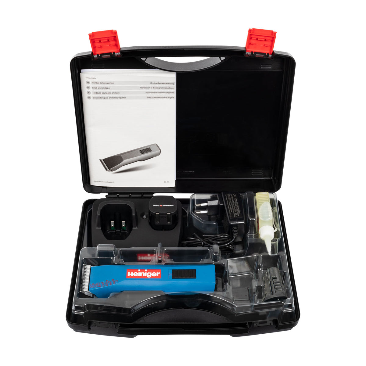 Tondeuse sans fil Heiniger Saphir avec 2 batteries, 35 W