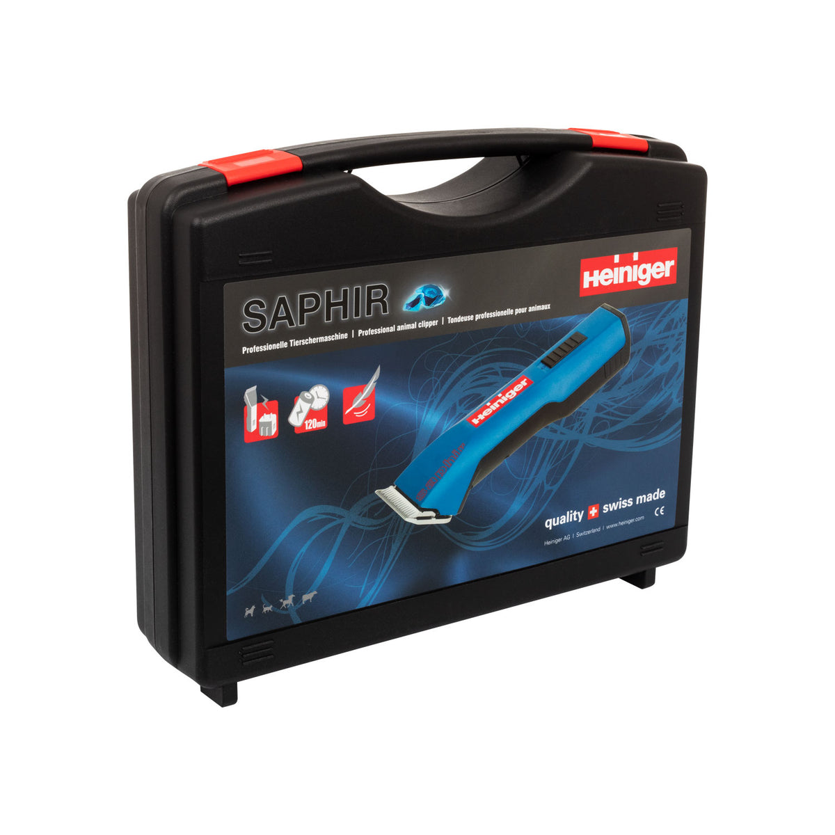 Tondeuse sans fil Heiniger Saphir avec 2 batteries, 35 W