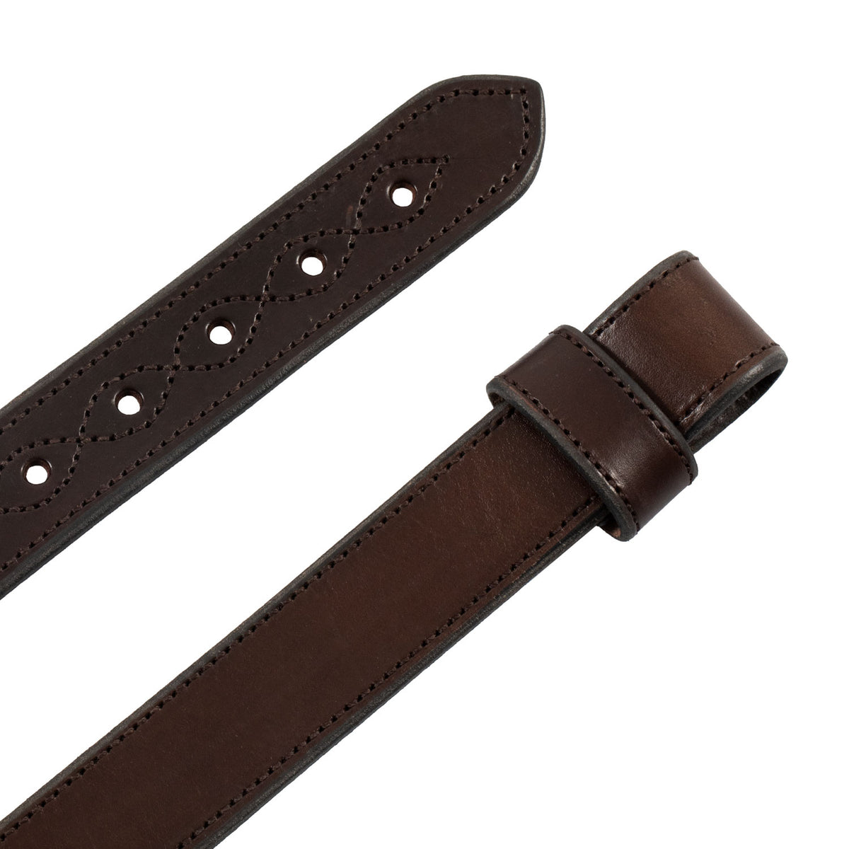 Sangle arrière western Westwood en cuir, boucle acier