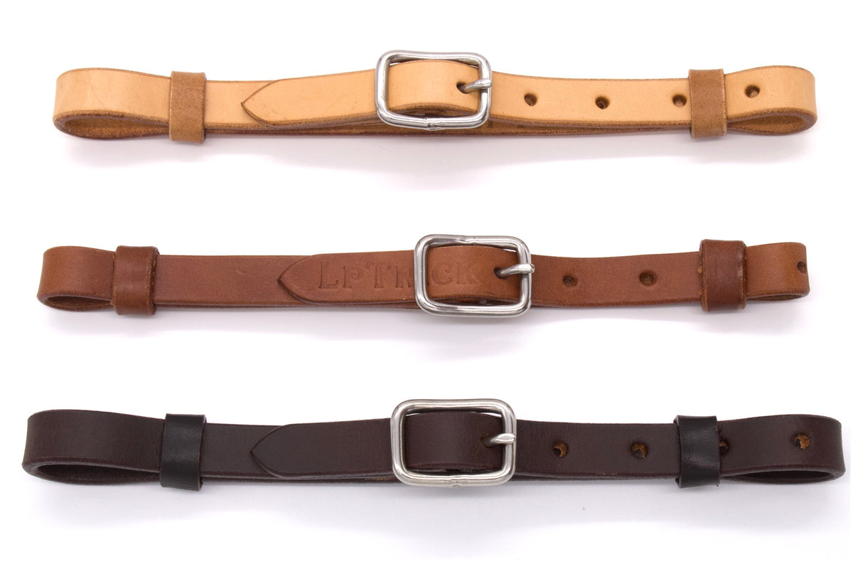 Courroie de gourmette en cuir pour mors western, 4 coloris