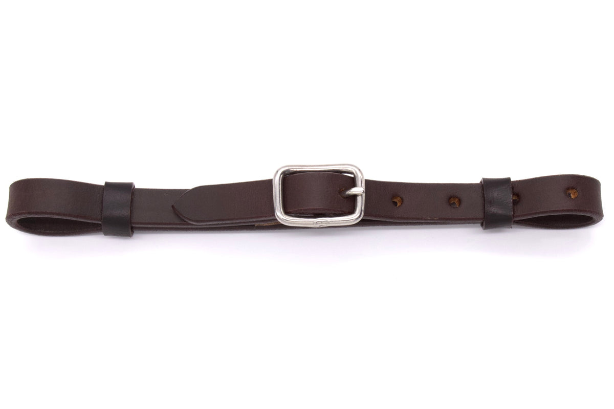 Courroie de gourmette en cuir pour mors western, 4 coloris