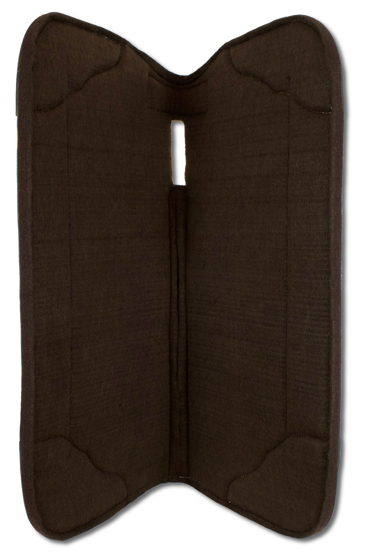 Tapis western en feutre marron, cuir estampé flèche, plume et capteur de rêves